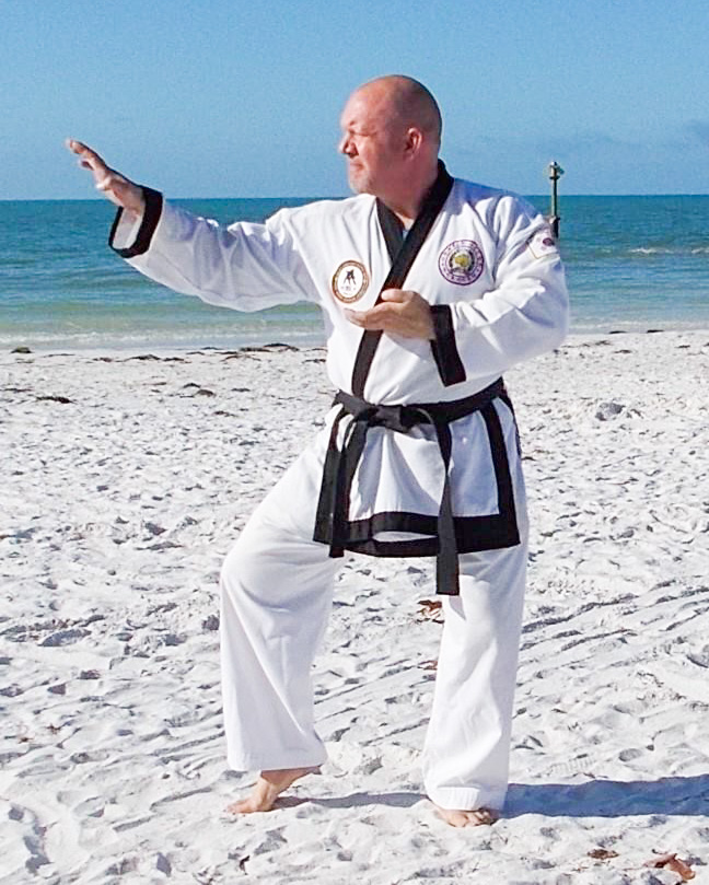 Kevin Putala, Tang Soo Do on the Beach
