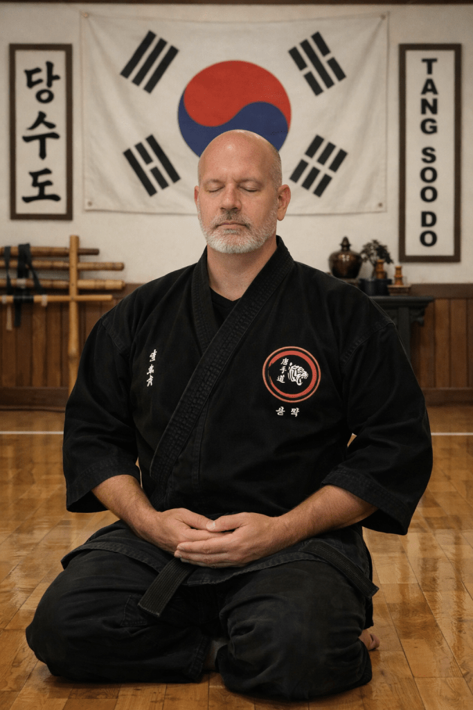 Kevin Putala in meditation - AI